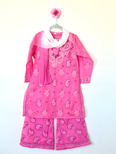 Load image into Gallery viewer, Kids Palazzo Set in Pink
