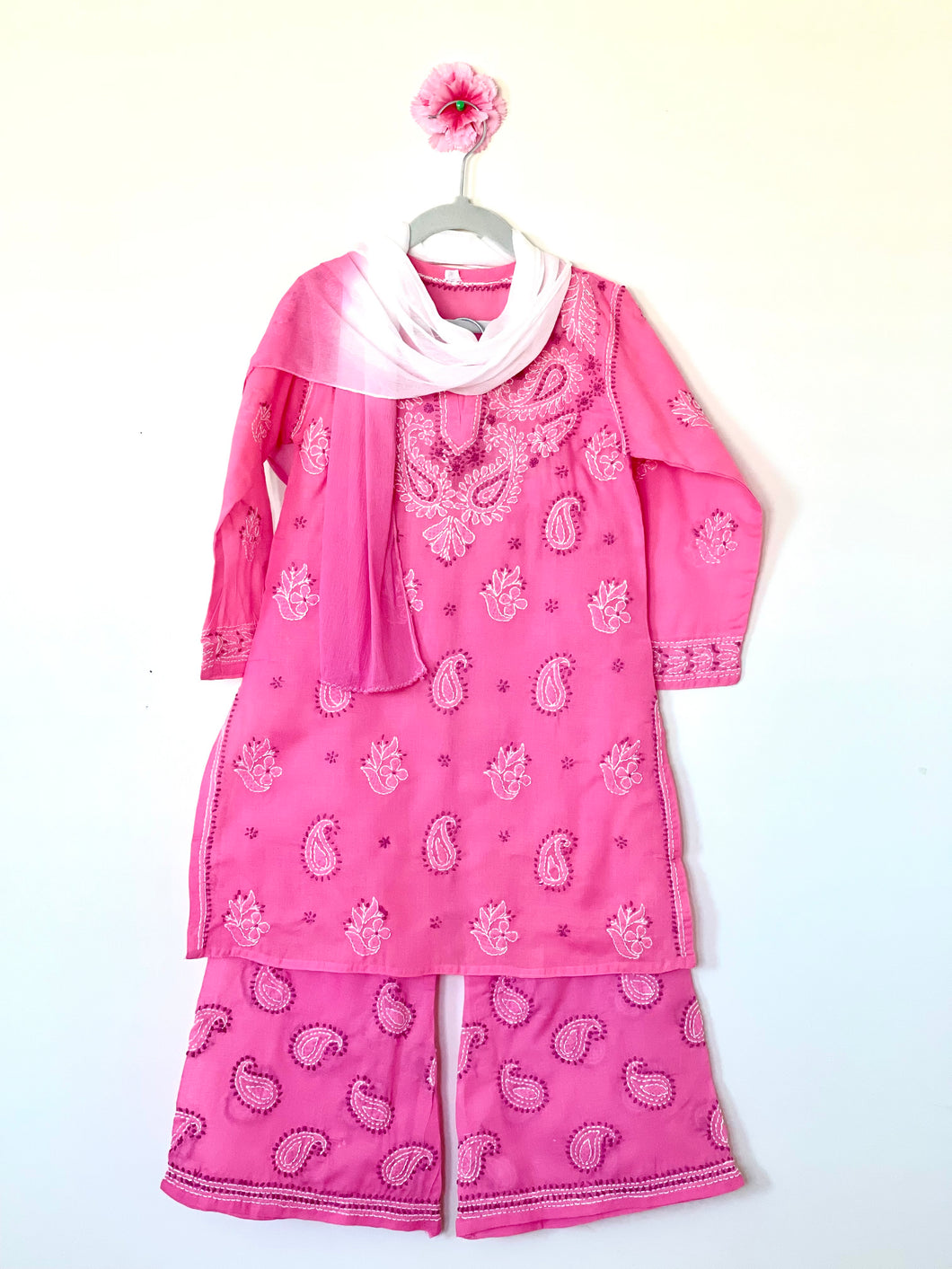 Kids Palazzo Set in Pink