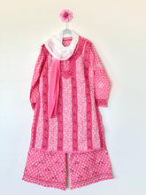 Load image into Gallery viewer, Kids Palazzo Set in Pink
