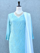 Load image into Gallery viewer, Amala Short Kurta in Dusty Teal
