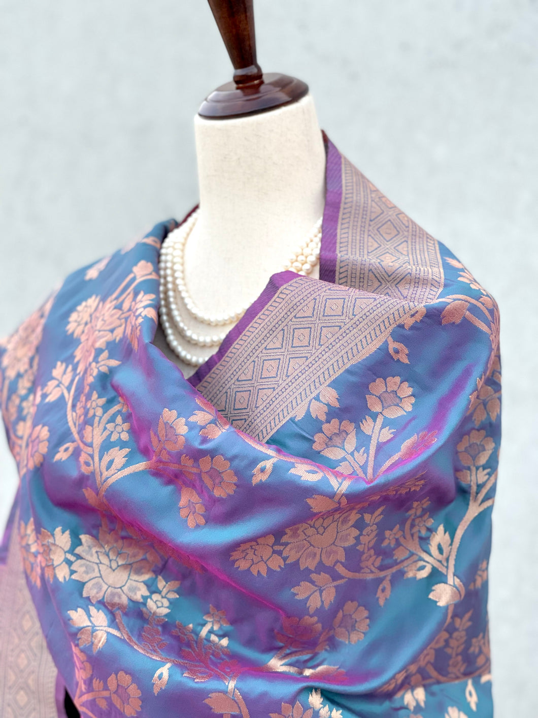 Woven Banarsi Dupatta Tonal