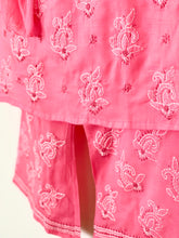 Load image into Gallery viewer, Kids Palazzo Set in Carrot Pink
